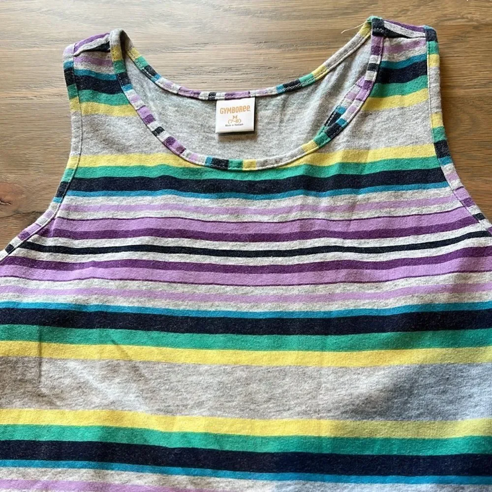 Gymboree Striped Racerback Tank Maxi Dress